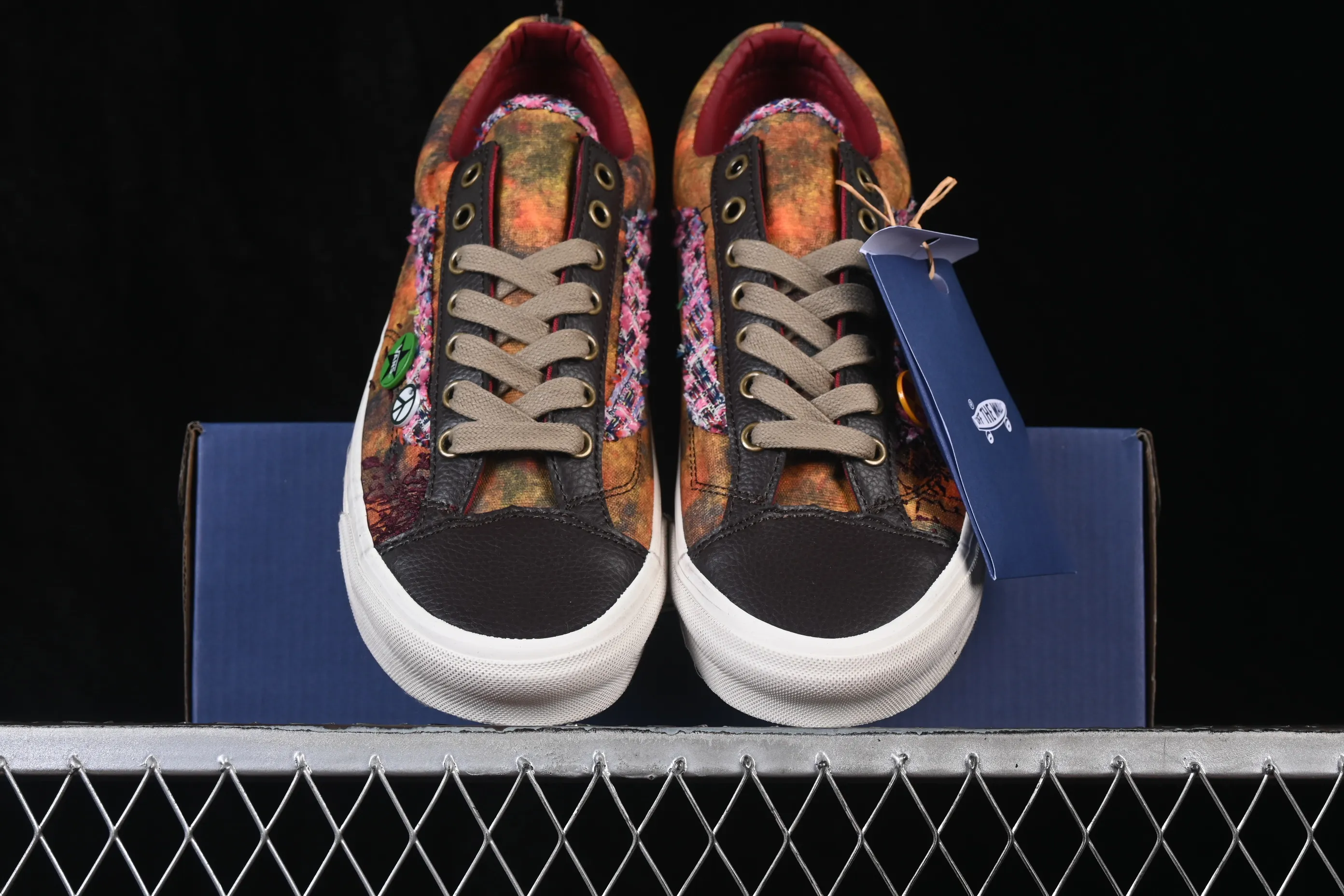 All categories Vans Vans series Vans Low Vans low top Vans Premium Old Skool 36 Vans distressed dirty shoes VN000D9RENB